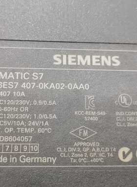 95新 6ES7 407-0KA01/0KR02/0KA02/0DA01/0DA02/0KR00-0AA0 询价