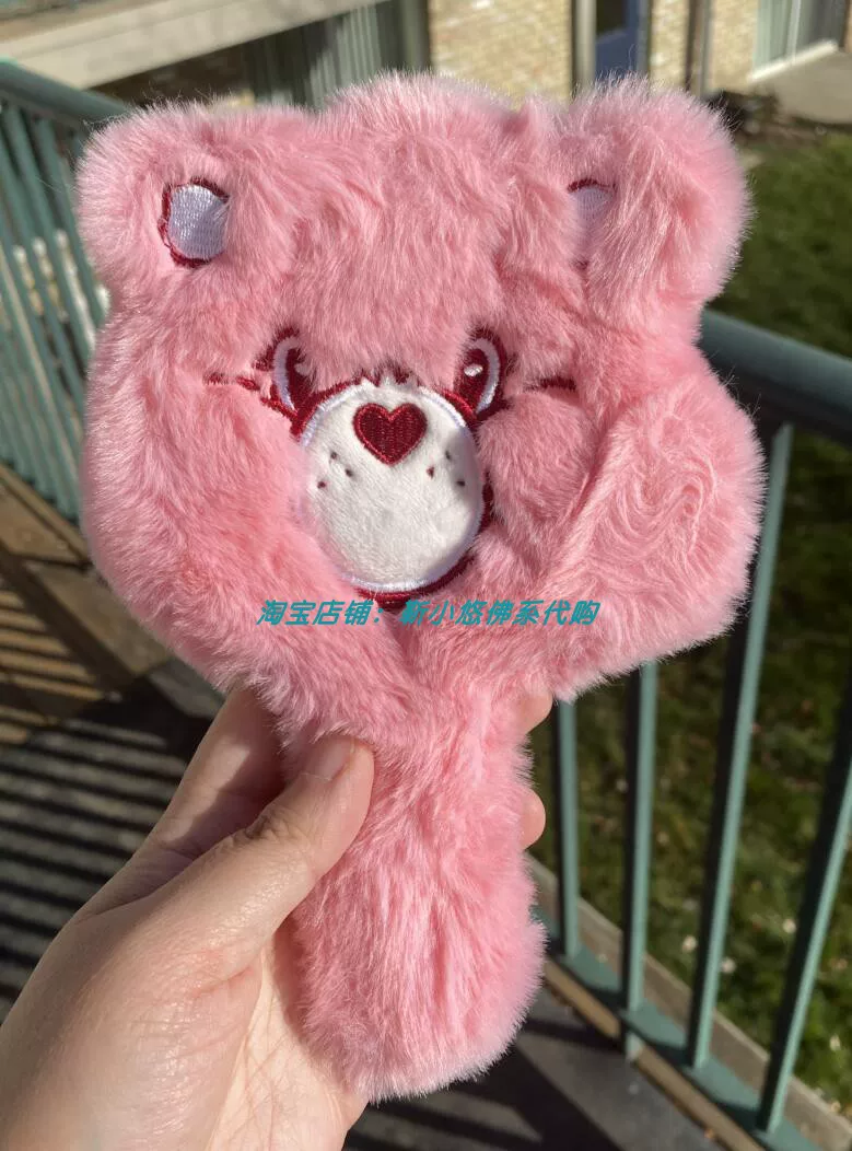Палетка теней Sheglam x Care Bears, 12 оттенков с плюшевым зеркалом и плюшевым медвежонком
