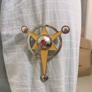 泰罗徽章可佩戴泰罗变身器奥特勋章别针胸针胸章儿童玩具表演道具