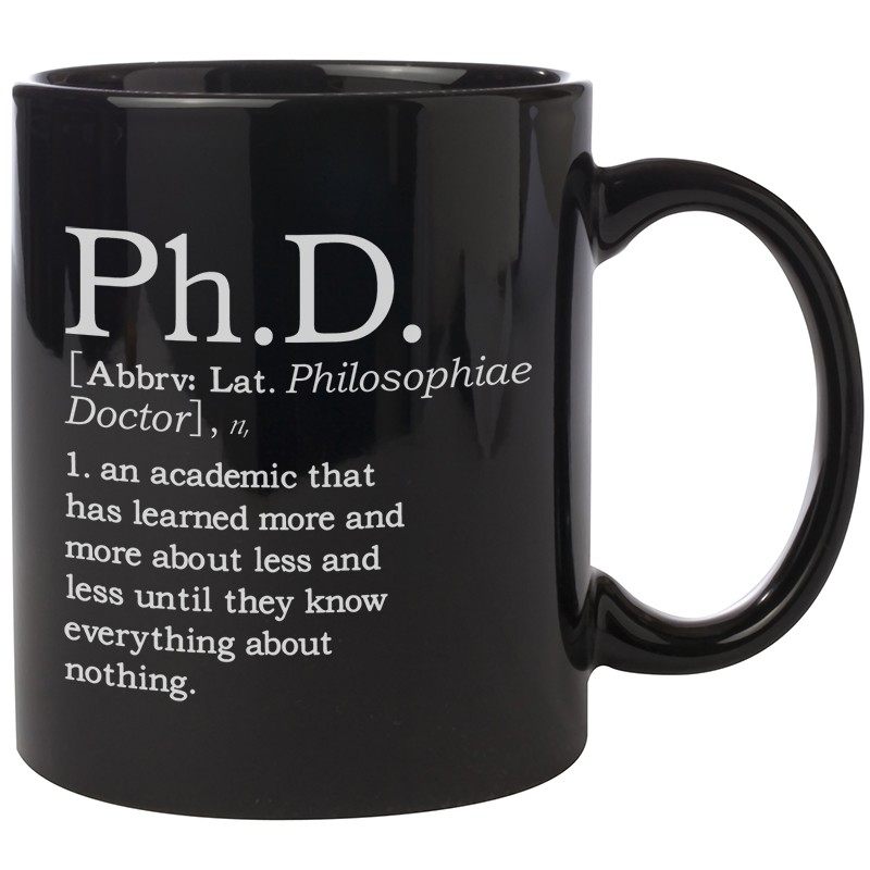 Ph.D.Definition Mug博士的定义陶瓷咖啡马克杯子水杯生日礼物新