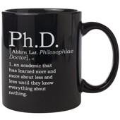 Ph.D.Definition Mug博士 定义陶瓷咖啡马克杯子水杯生日礼物新