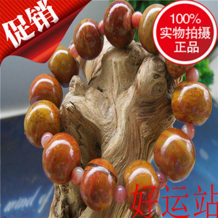 促销宣化战国红玛瑙手链玉石算珠手串男士本命年手珠玉饰珠宝首饰