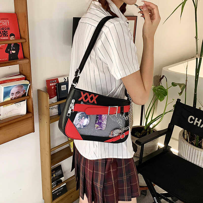 时尚痛包斜挎单肩日系原宿亚文化辣妹百搭学生可爱少女心小众包包