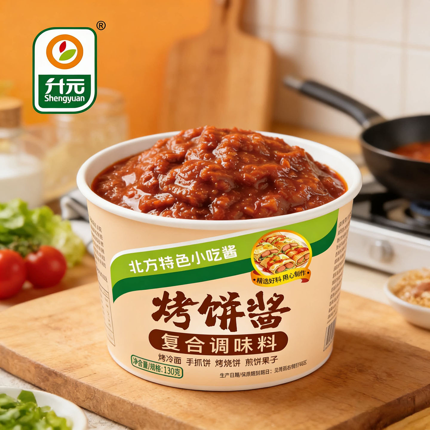 升元酱香饼专用酱料130g手抓饼家用配方煎饼果子千层饼商用烤饼酱
