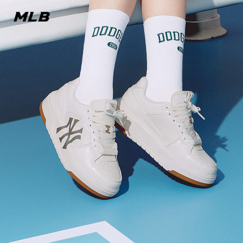 MLB男女复古厚底增高休闲运动鞋