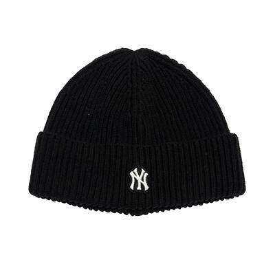 MLB男女NY刺绣保暖针织毛线帽