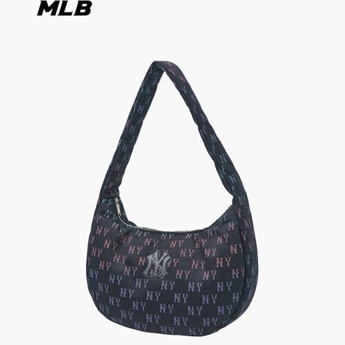 MLB男女NY老花渐变单肩挎包拎包