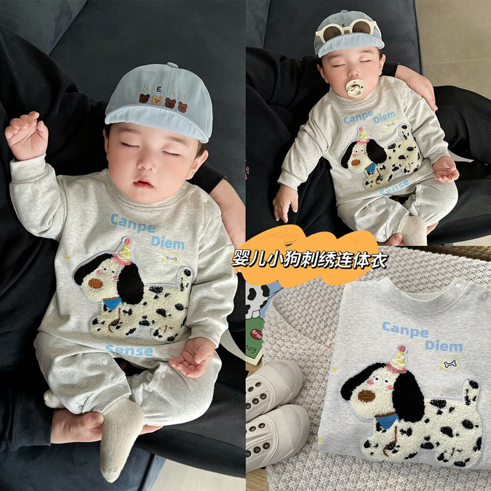 宝宝衣服春秋款超萌婴儿连体衣可爱包屁衣洋气哈衣春装婴幼儿爬服