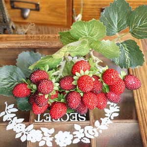 仿真植物浆果树莓zakka 森女假花家居饰品客厅摆件塑料仿真花直销