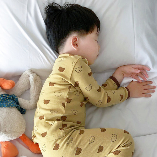 儿童秋衣秋裤套装全棉男童春秋冬纯棉保暖内衣女童宝宝家居服睡衣