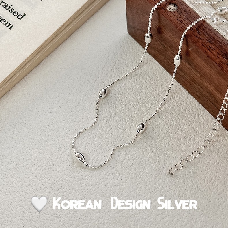S925纯银叠戴项链女高级