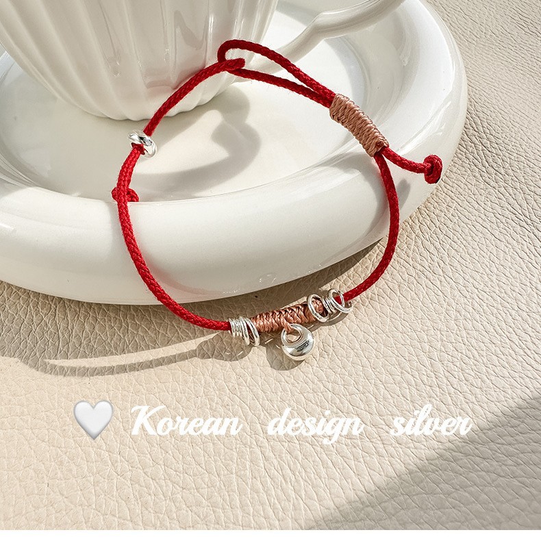 S925纯银红绳国潮中国风