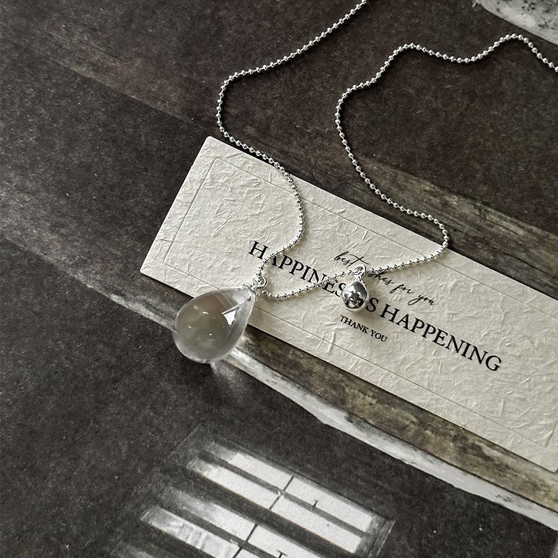 925银白水晶韩版小众设计