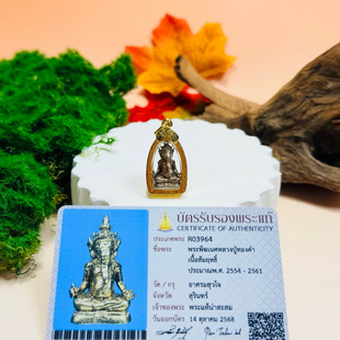 意大利金壳萨玛空卡 2561象神 泰国佛牌搬运工 龙婆烫金2554