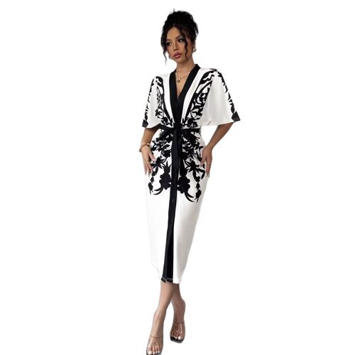 Women'sLongDressFittedWoven