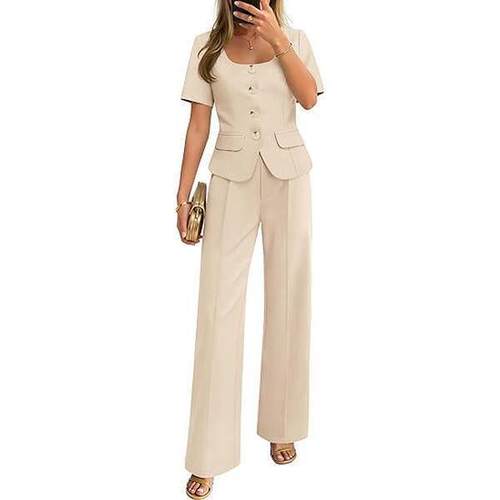 N 38308 Women Business Casual Suit Set Business职业套装
