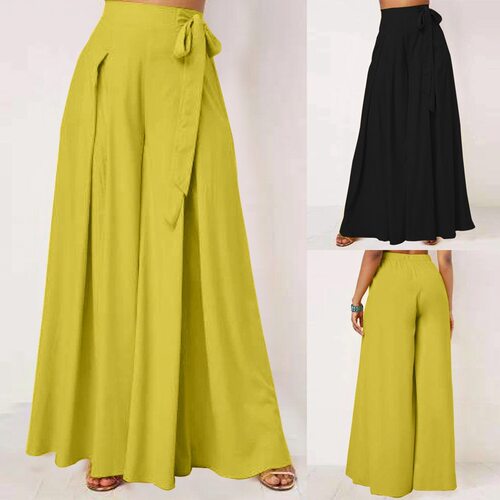 HighWaistWideLegPantsCasual