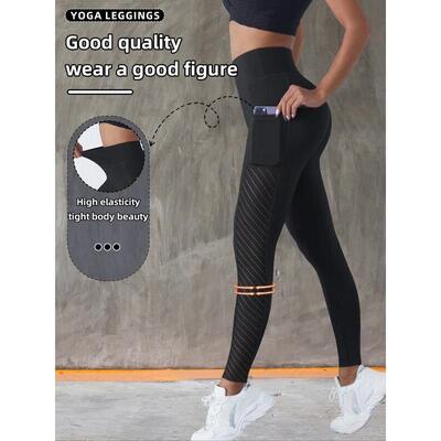 V 67853 Women Gym Fitness Leggings High Waist腰紧身裤