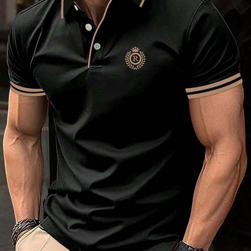 Slim Fit V Neck Long T Shirt Sports Polyester Short Sleeve