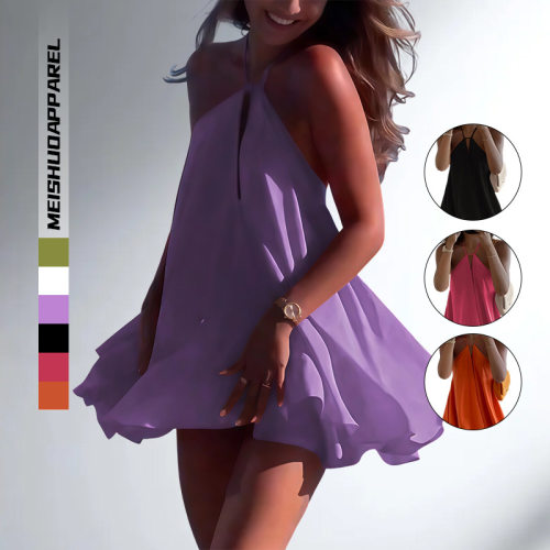 NewWomen'sSummerBacklessMini