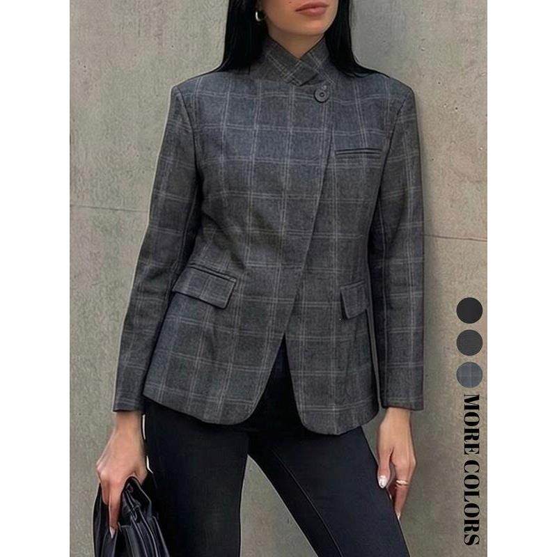 S 98567 Women Business Attire Blazer Jacket Elegant西装外套