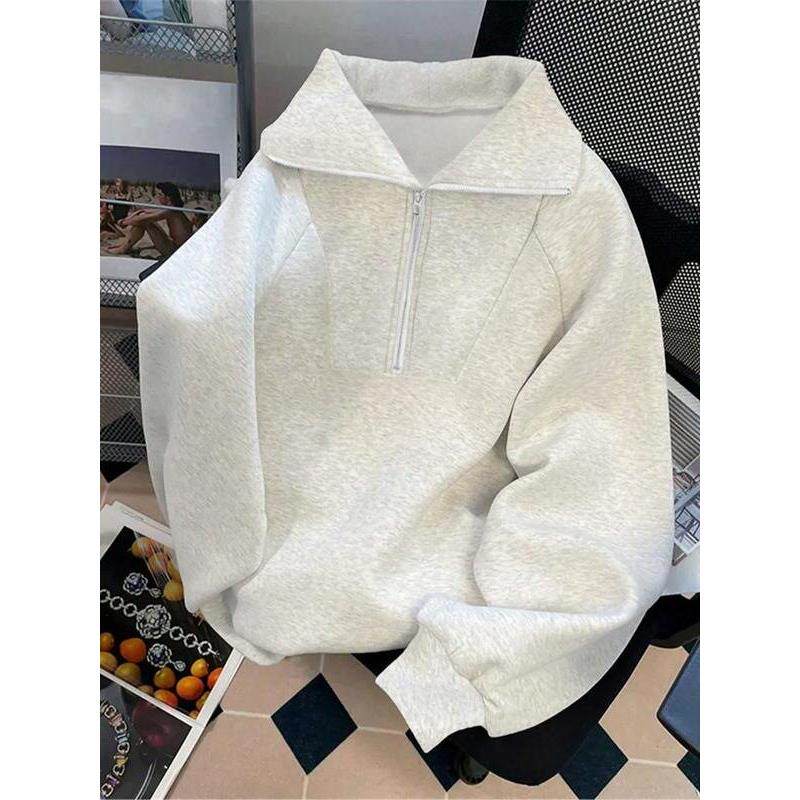 Q 50928 Women Everyday Wear Sweatshirt Elegant优雅卫衣
