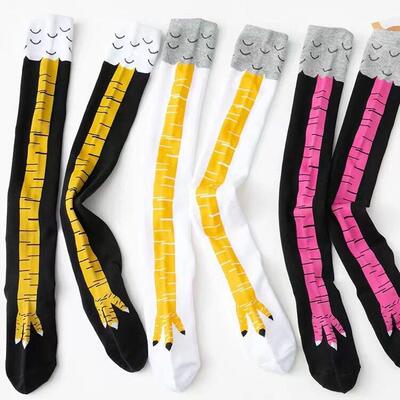 Funny Unisex Chicken Feet Socks Novelty Cartoon Animal