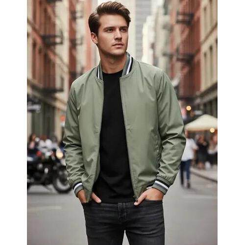 R 25212 Men Casual Jacket Embroidered刺绣夹克