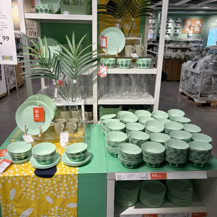 IKEA/宜家新品 奥夫塔钢化玻璃碗米饭汤菜碗吃饭碗米饭碗15厘米