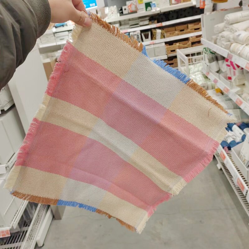IKEA/宜家 斯丹夫卡餐垫餐巾布艺隔热垫桌垫防烫保护碗垫杯垫
