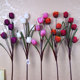 郁金香仿真花假花布料花绢花塑料花客厅落地装 套装 饰花卉摆设花艺