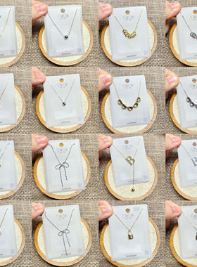 古丽古丽银饰通体S925纯银光面金属时尚锁骨项链女百搭个性潮