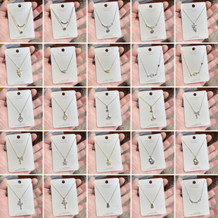 闪亮银饰通体S925纯银时尚锁骨项链女百搭气质优雅个性潮 122#