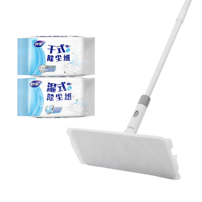 妙洁新款静电除尘纸拖把