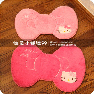 包邮hellokitty卡通粉红色地垫