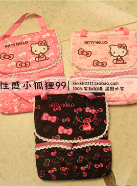 包邮hello kitty 浴室壁挂 收纳挂袋 墙面整理袋 杂物 多层收纳袋