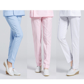 松紧腰蓝色粉色裤 白色夏季 子冬女医生护士服工作裤 珂薇天使护士裤