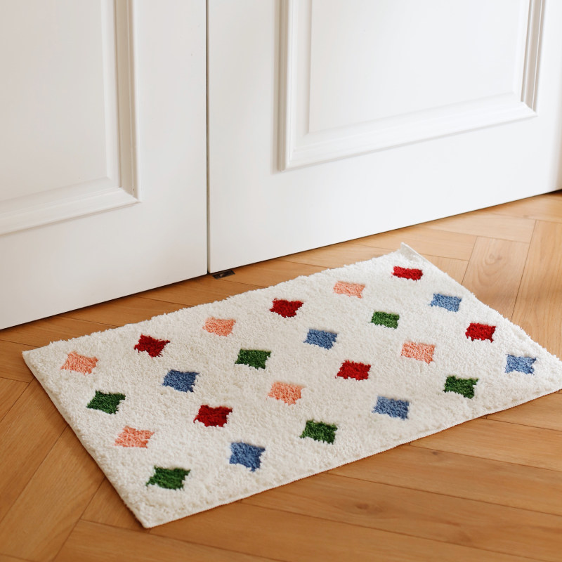 生活之盐·简约彩色几何清新ins地毯客厅卧室飘窗进门浴室地垫