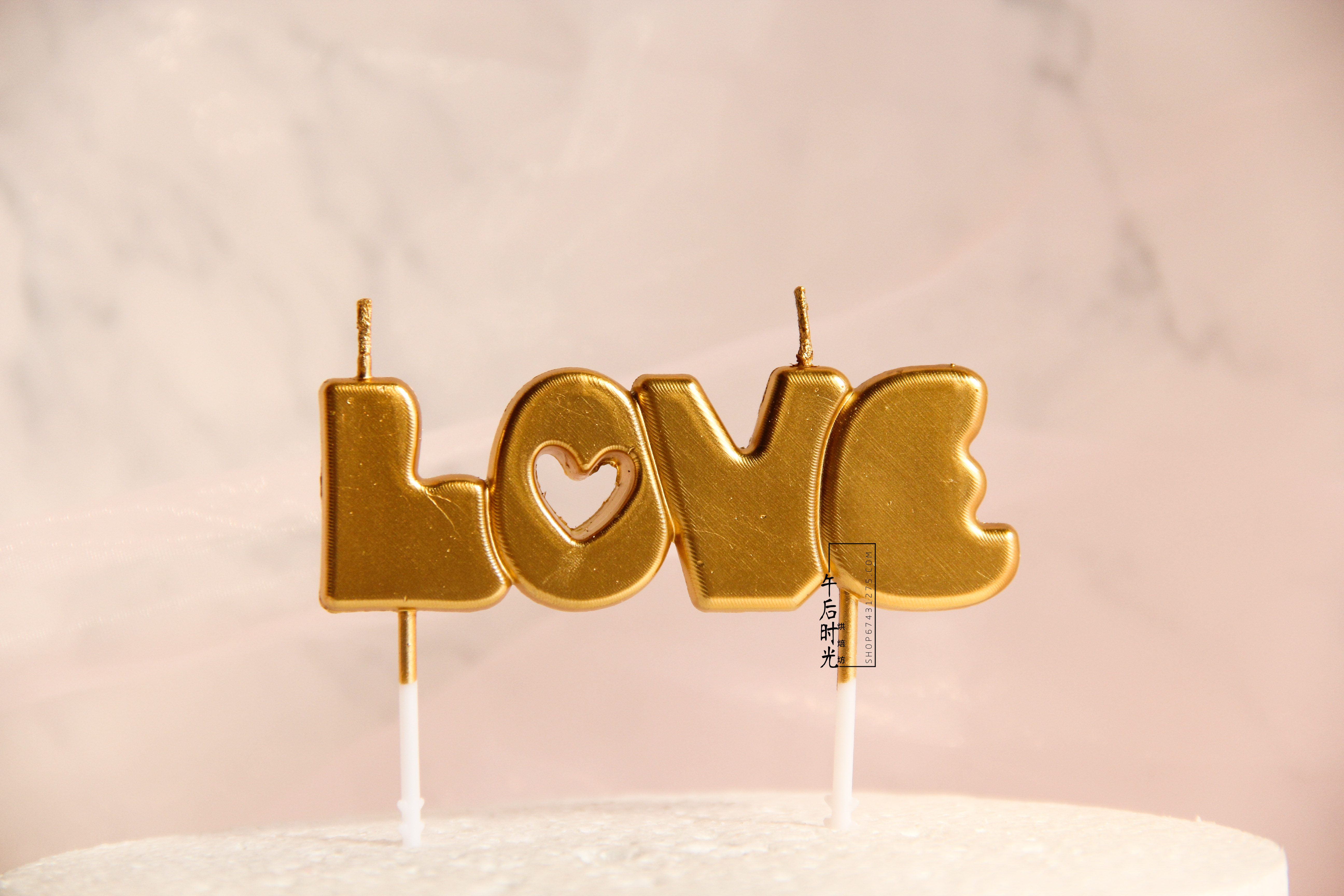 love蛋糕蜡烛表白婚礼结婚纪念日生日创意蜡烛字母小蜡烛无烟蜡烛
