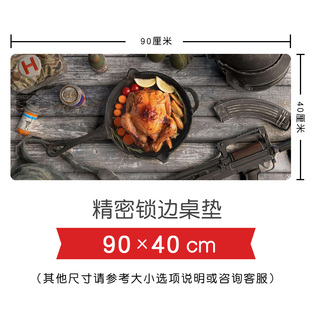 现货绝地大逃杀周边大吉大利今晚吃鸡游戏超大电脑桌垫防滑鼠标垫