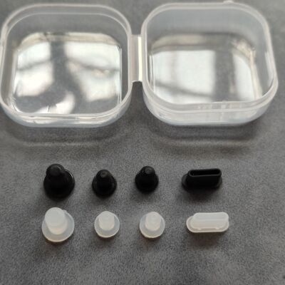 适用于艾巴索DX260防尘塞 播放器防尘塞套装 耳放防尘套套装 软
