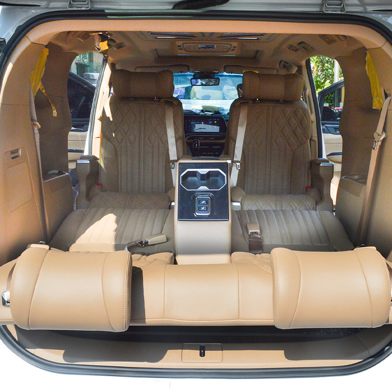 BUICK GL8 MODIFIED CRYSTAL THRONE AIRLINE SEAT GL8ES LUZUN FATHEAD FISH REAR SOFA BED ASSEMBLY