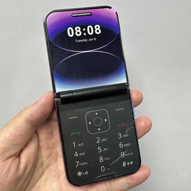 新款儿童学生戒网折叠小手机男女备用翻盖迷你个性非智能4G全网通