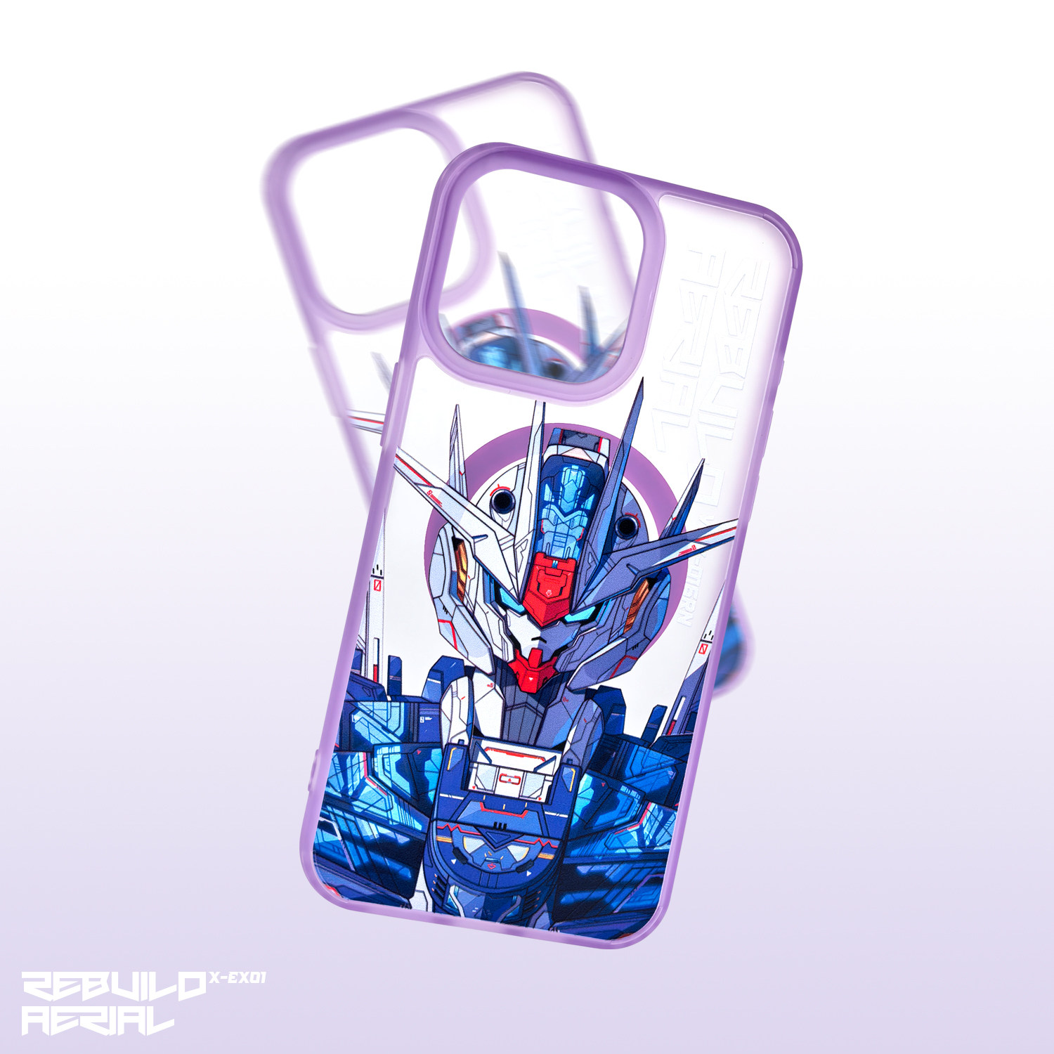 水星魔女高达周边创意17pr磁吸手机壳适用16promax紫边手机壳苹果15防摔14pro潮牌个性13promax二次元男动漫