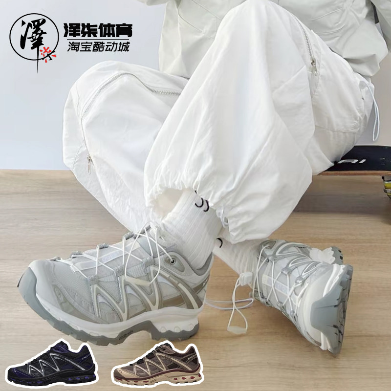 萨洛蒙银色黎明蓝户外越野跑步鞋图片