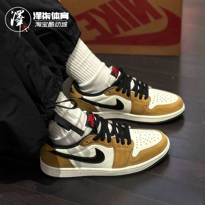 耐克AJ1新秀棕白防滑耐磨篮球鞋