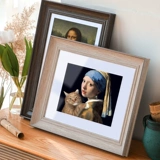 Американская ретро -фоторамка подвесное монтаж на стены большого размера 8K Open 4K масляная лоскутная рамка