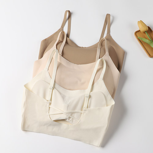 无痕聚拢美背防走光运动文胸