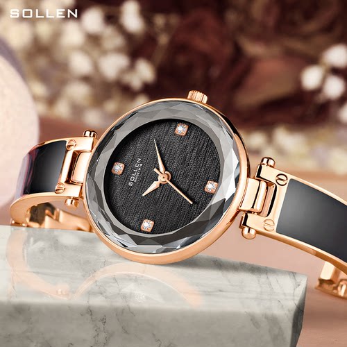 韩版小巧石英表梭伦细带小巧女