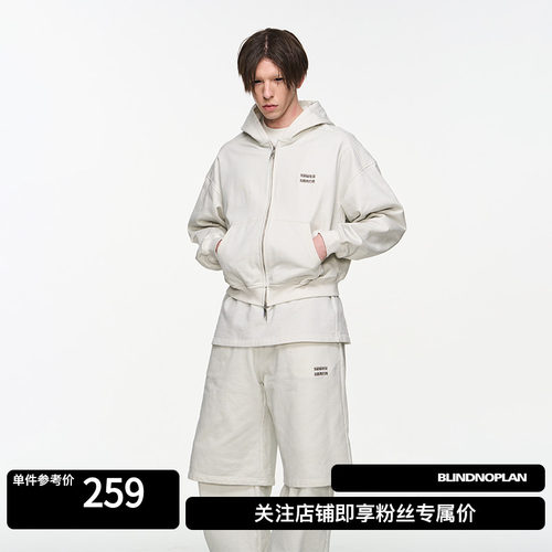 BLINDNOPLAN液态烫金卫衣